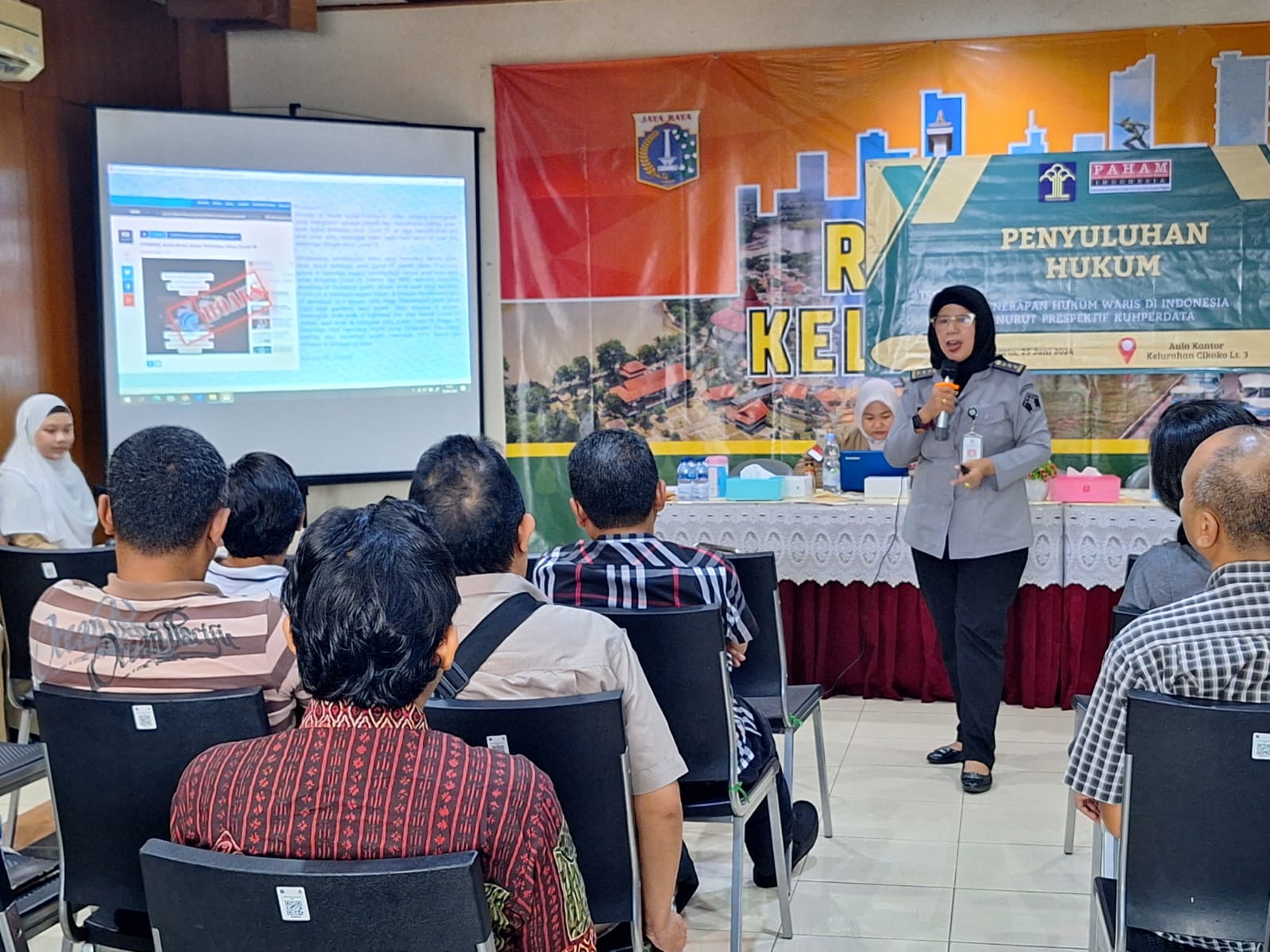 Tingkatkan Pembinaan Kesadaran Hukum Di Kelurahan Cikoko Kanwil Kemenkumham Dki Jakarta Gandeng